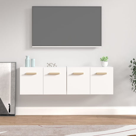 Wall Cabinets 2 Pcs Engineered Wood