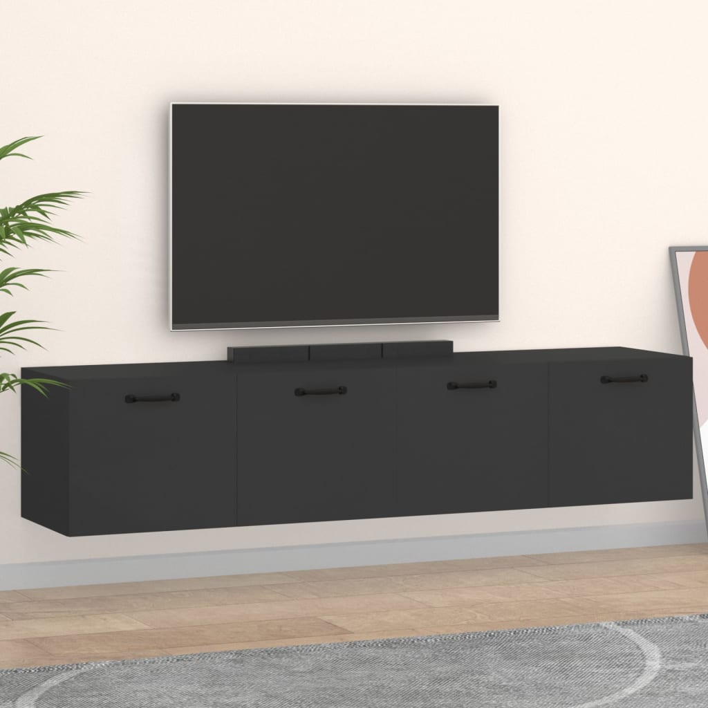 Wall Cabinets 2 Pcs 60X 36.5X35 Cm Engineered Wood