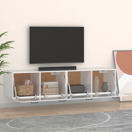 Wall Cabinets 2 Pcs 60X 36.5X35 Cm Engineered Wood