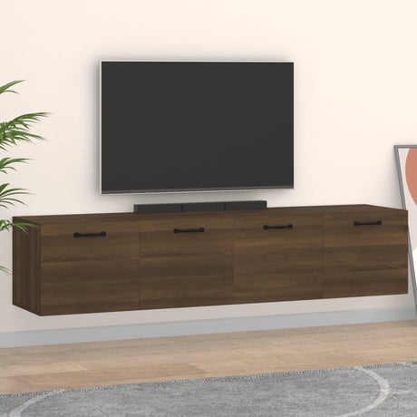 Wall Cabinets 2 Pcs 60X 36.5X35 Cm Engineered Wood