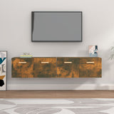 Wall Cabinets 2 Pcs Engineered Wood