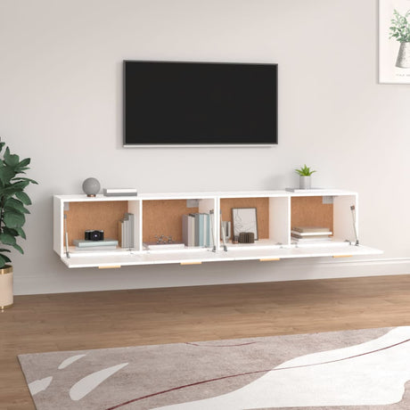 Wall Cabinets 2 Pcs Engineered Wood