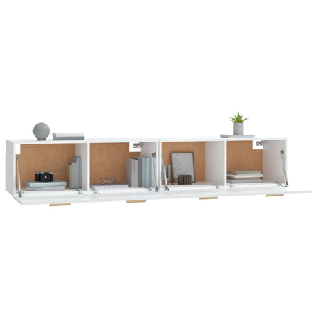 Wall Cabinets 2 Pcs Engineered Wood