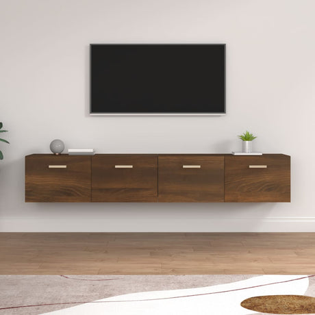 Wall Cabinets 2 Pcs Engineered Wood