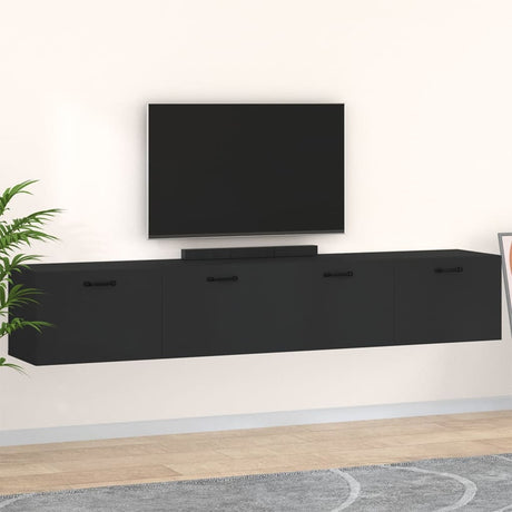 Wall Cabinets 2 Pcs 60X 36.5X35 Cm Engineered Wood