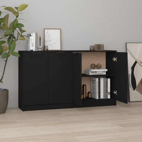 Sideboards 2 Pcs 60X30X70 Cm Engineered Wood