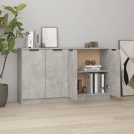 Sideboards 2 Pcs 60X30X70 Cm Engineered Wood