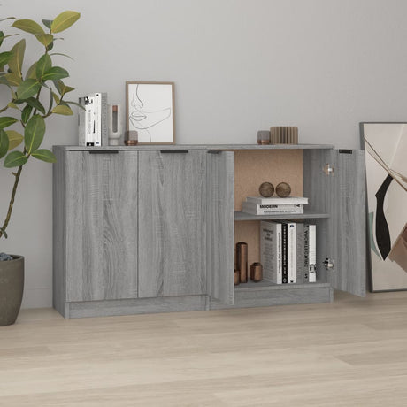 Sideboards 2 Pcs 60X30X70 Cm Engineered Wood