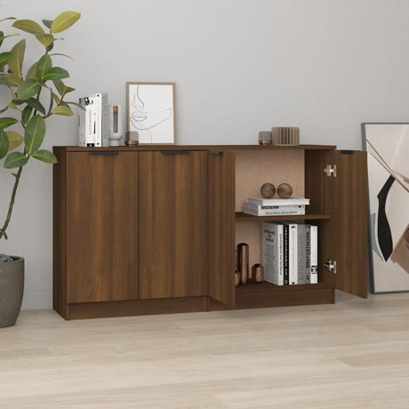 Sideboards 2 Pcs 60X30X70 Cm Engineered Wood