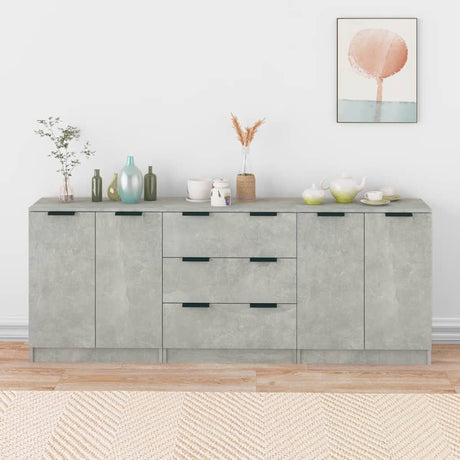 3 Piece Sideboards Engineered Wood