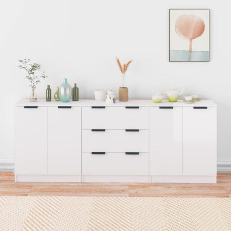 3 Piece Sideboards Engineered Wood