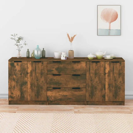 3 Piece Sideboards Engineered Wood