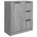Sideboards 2 Pcs 60X30X70 Cm Engineered Wood