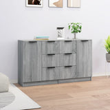 Sideboards 2 Pcs 60X30X70 Cm Engineered Wood