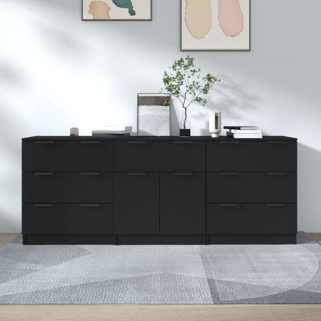 3 Piece Sideboards Engineered Wood
