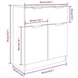 3 Piece Sideboards Engineered Wood
