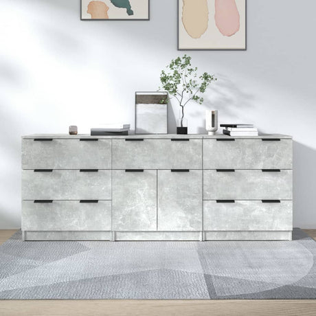 3 Piece Sideboards Engineered Wood