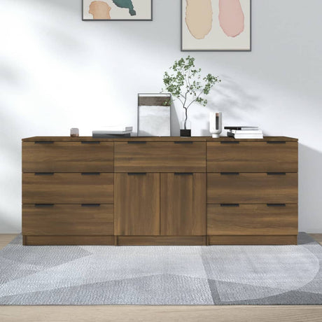 3 Piece Sideboards Engineered Wood