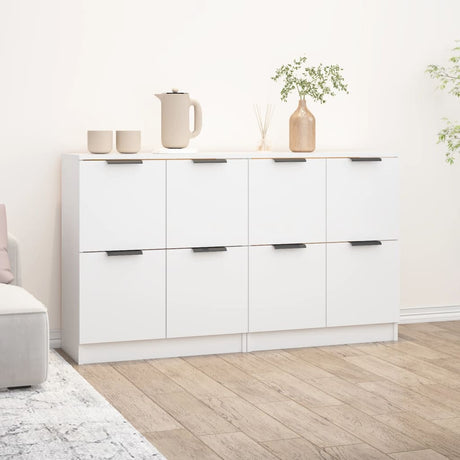 Sideboards 2 Pcs 60X30X70 Cm Engineered Wood
