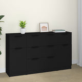 3 Piece Sideboard Set Engineered Wood