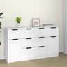 3 Piece Sideboard Set Engineered Wood