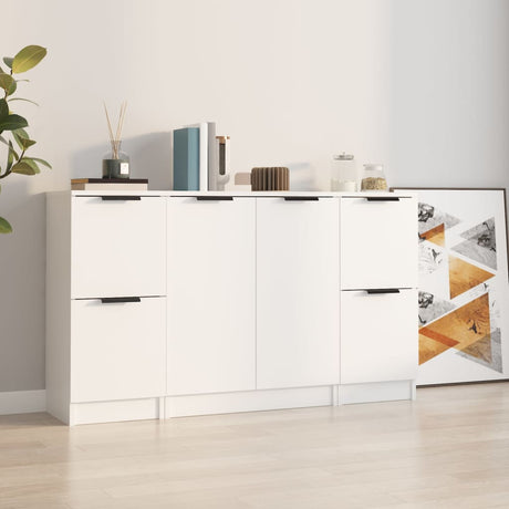 Sideboards 3 Pcs Engineered Wood