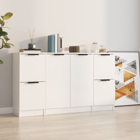 Sideboards 3 Pcs Engineered Wood