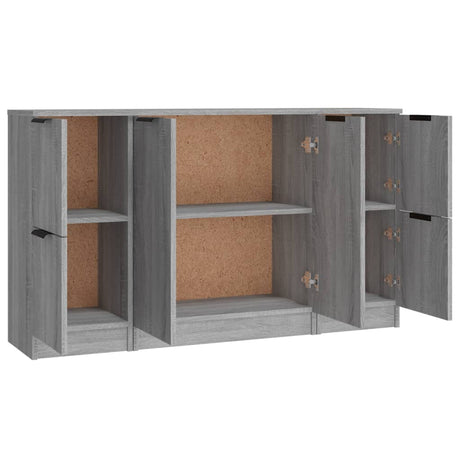 Sideboards 3 Pcs Engineered Wood