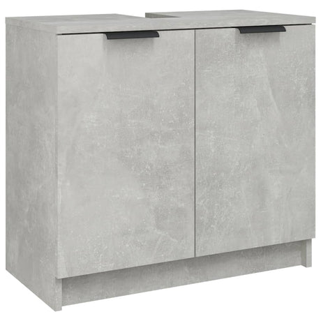 5 Piece Bathroom Cabinet Set Engineered Wood