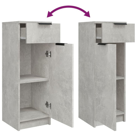 5 Piece Bathroom Cabinet Set Engineered Wood