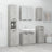 5 Piece Bathroom Cabinet Set Engineered Wood