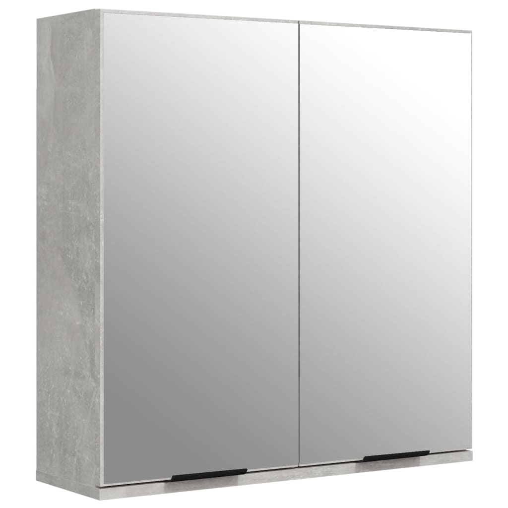3 Piece Bathroom Cabinet Set Engineered Wood