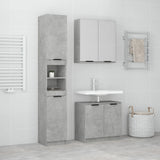 3 Piece Bathroom Cabinet Set Engineered Wood
