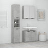 3 Piece Bathroom Cabinet Set Engineered Wood