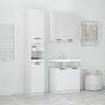 3 Piece Bathroom Cabinet Set Engineered Wood