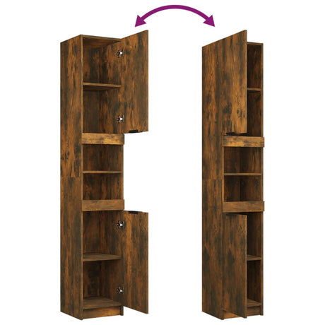 3 Piece Bathroom Cabinet Set Engineered Wood
