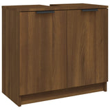 4 Piece Bathroom Cabinet Set Engineered Wood