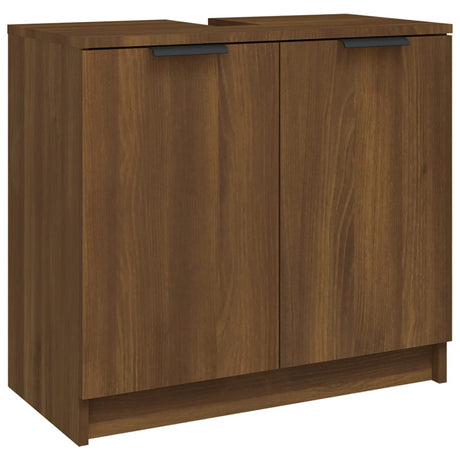 4 Piece Bathroom Cabinet Set Engineered Wood