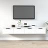 Wall Cabinets 2 Pcs 68X30X20 Cm Engineered Wood