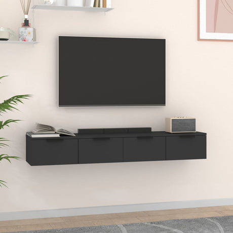Wall Cabinets 2 Pcs 68X30X20 Cm Engineered Wood