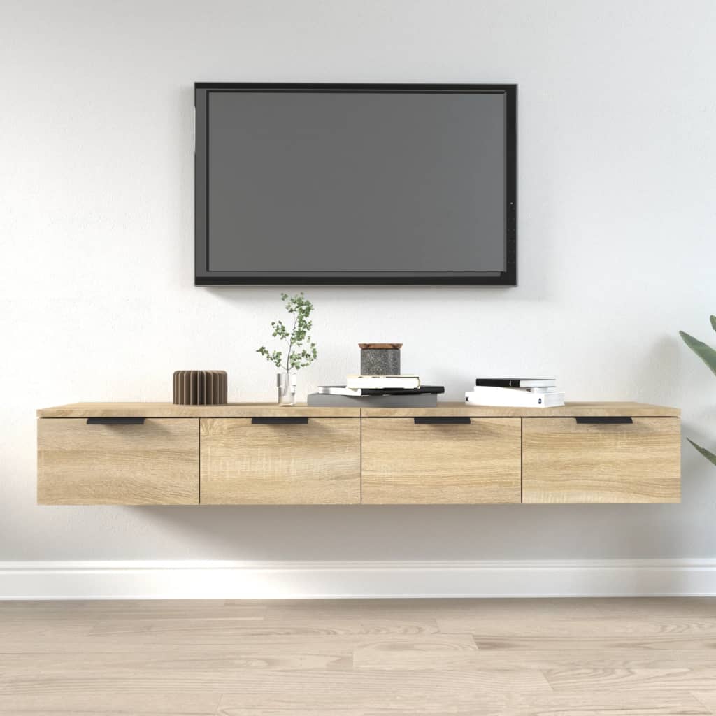 Wall Cabinets 2 Pcs 68X30X20 Cm Engineered Wood