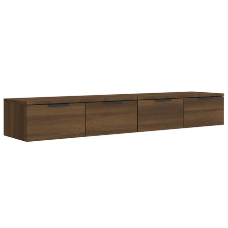 Wall Cabinets 2 Pcs 68X30X20 Cm Engineered Wood
