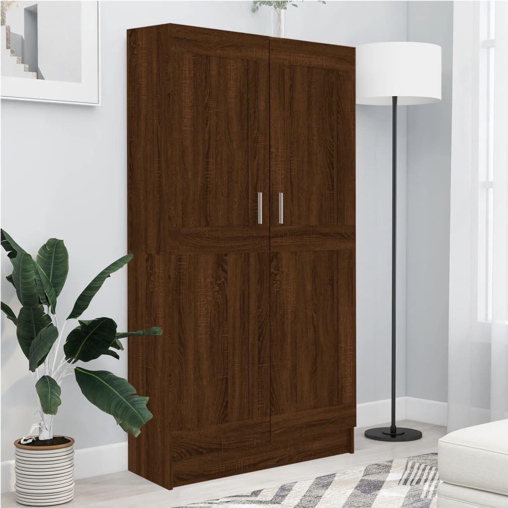 Book Cabinet 82.5X30.5X Engineered Wood