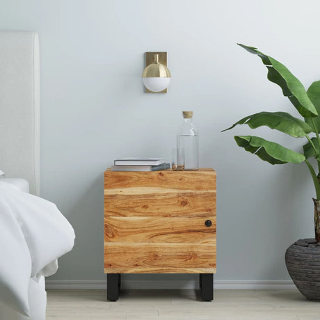 Bedside Cabinets 2 Pcs 40X33X46 Cm Solid Wood Acacia