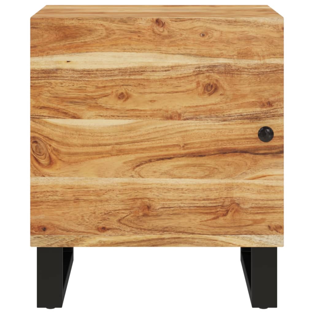 Bedside Cabinets 2 Pcs 40X33X46 Cm Solid Wood Acacia
