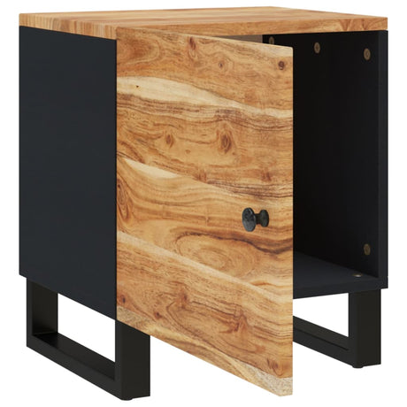 Bedside Cabinets 2 Pcs 40X33X46 Cm Solid Wood Acacia