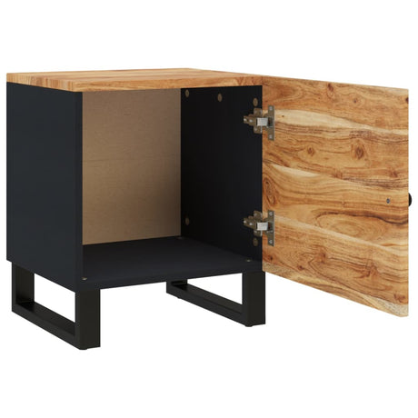 Bedside Cabinets 2 Pcs 40X33X46 Cm Solid Wood Acacia