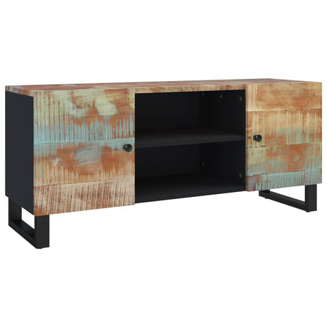 Tv Cabinet 105X33X46Cm Solid Wood Reclaimed