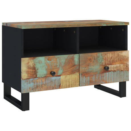 Tv Cabinet 70X33X46Cm Solid Wood Reclaimed