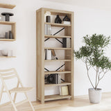 3-Tier Bookcase 80X30X Solid Wood Acacia